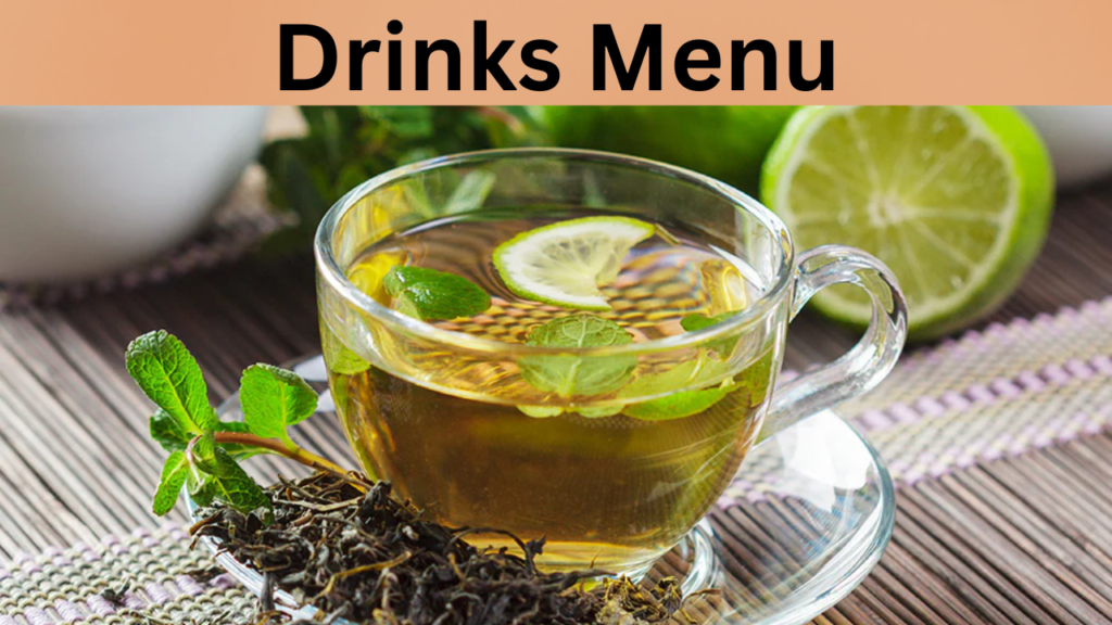 Drinks Menu
