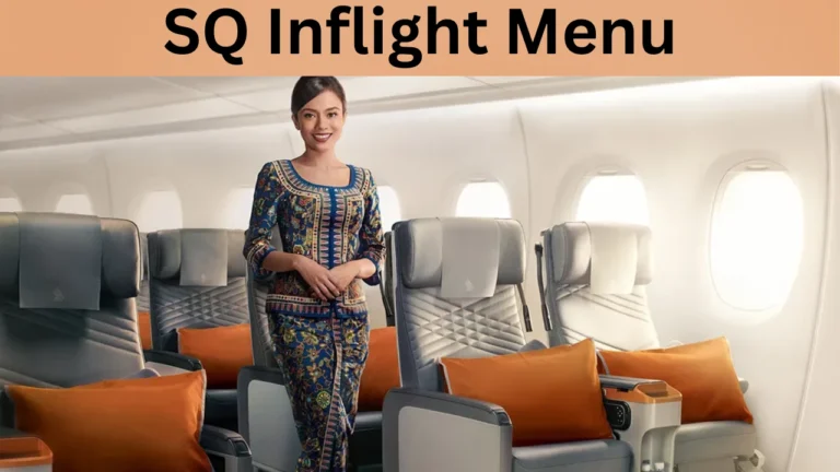SQ Inflight Menu