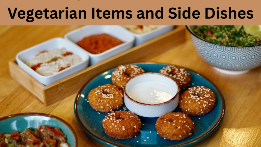 Vegetarian Items and Side Dishes