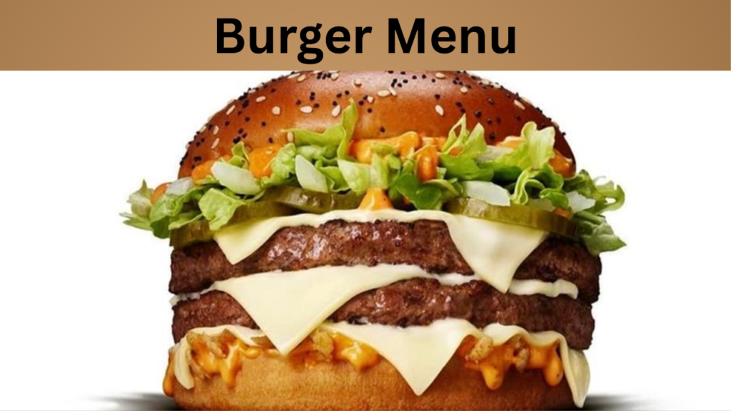 Burger Menu