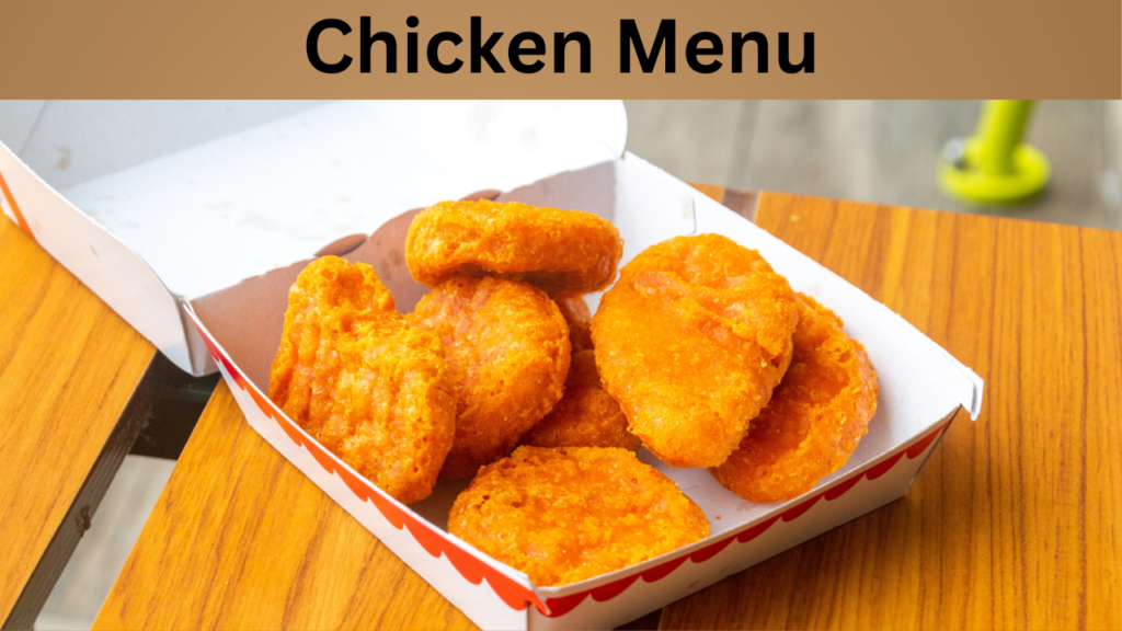 Chicken Menu