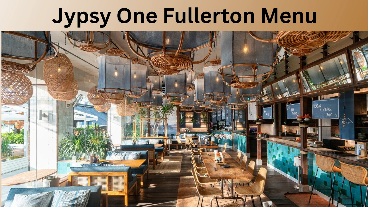Jypsy One Fullerton Menu