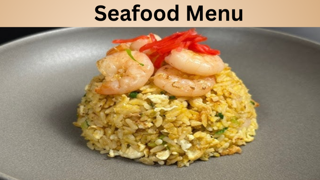 Seafood Menu