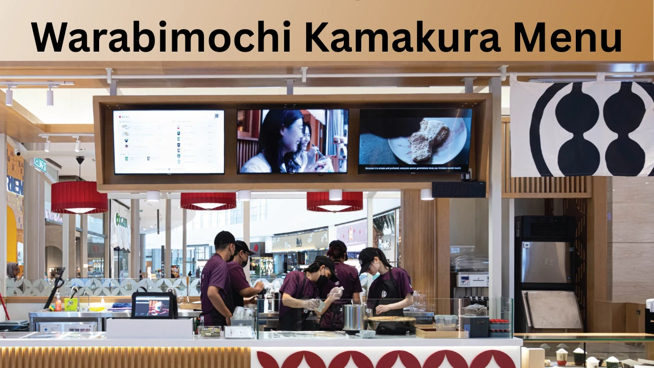 Warabimochi Kamakura Menu