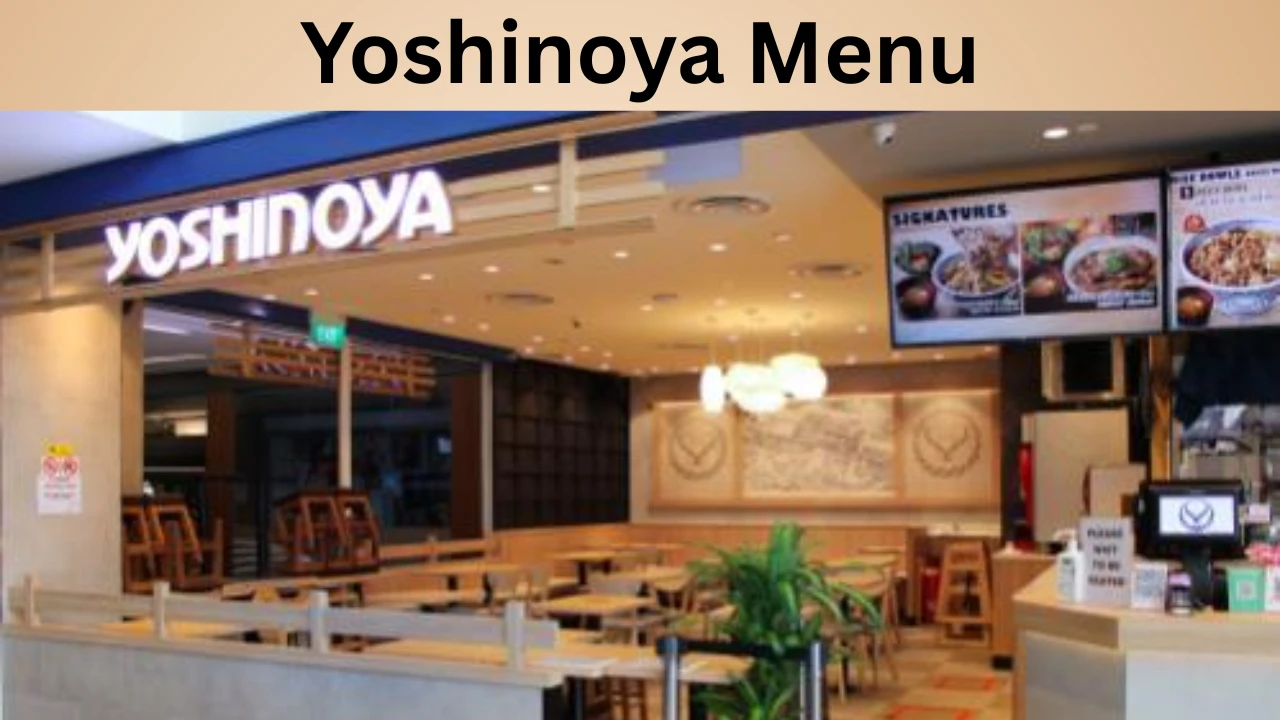 Yoshinoya Menu
