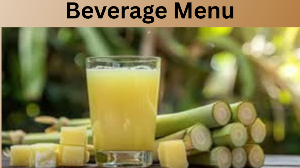 Beverage Menu