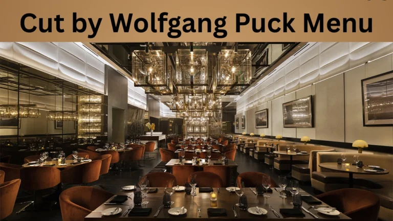 Cut by Wolfgang Puck Menu