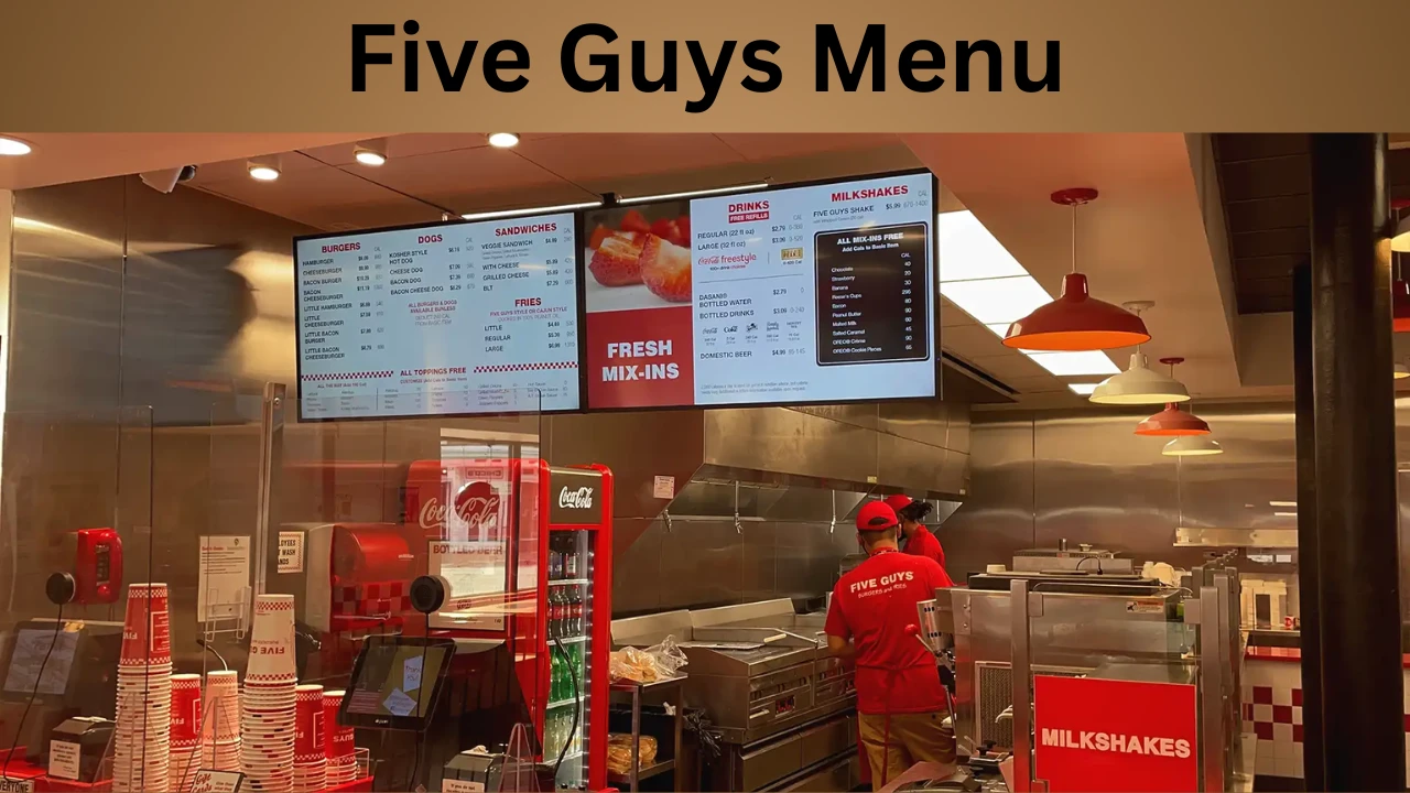Five Guys Menu