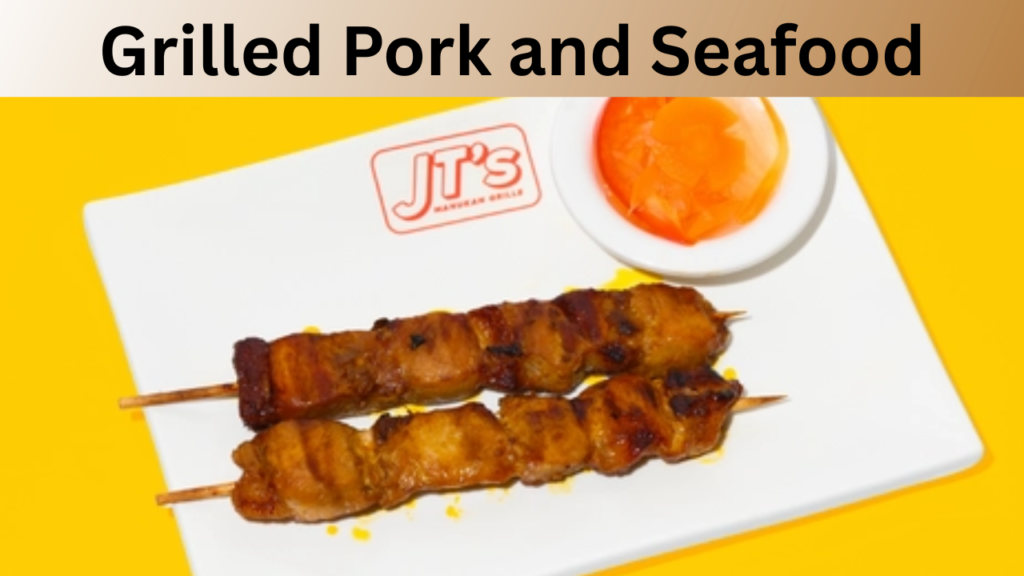 Grilled Pork and Seafood
