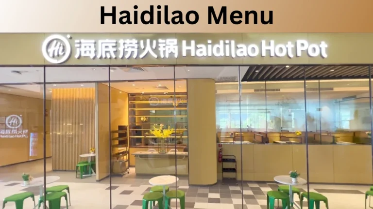 Haidilao Menu