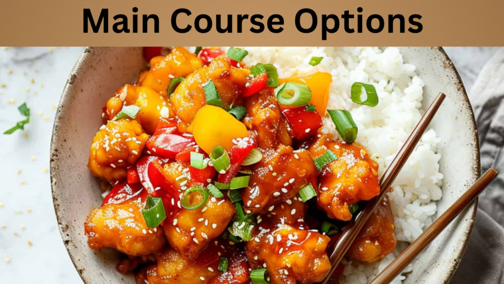 Main Course Options
