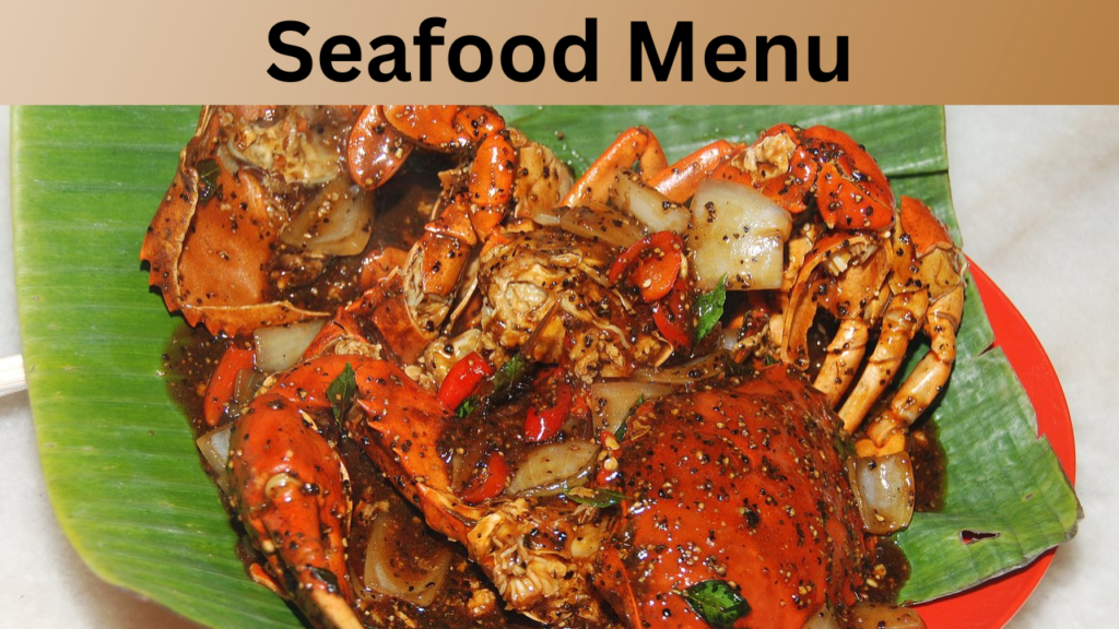 Seafood Menu