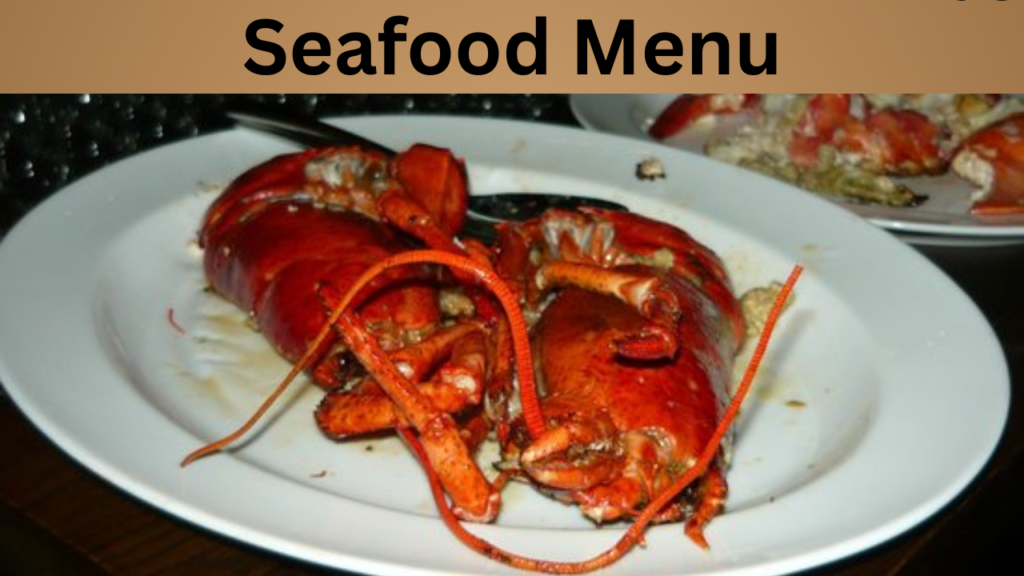 Seafood Menu
