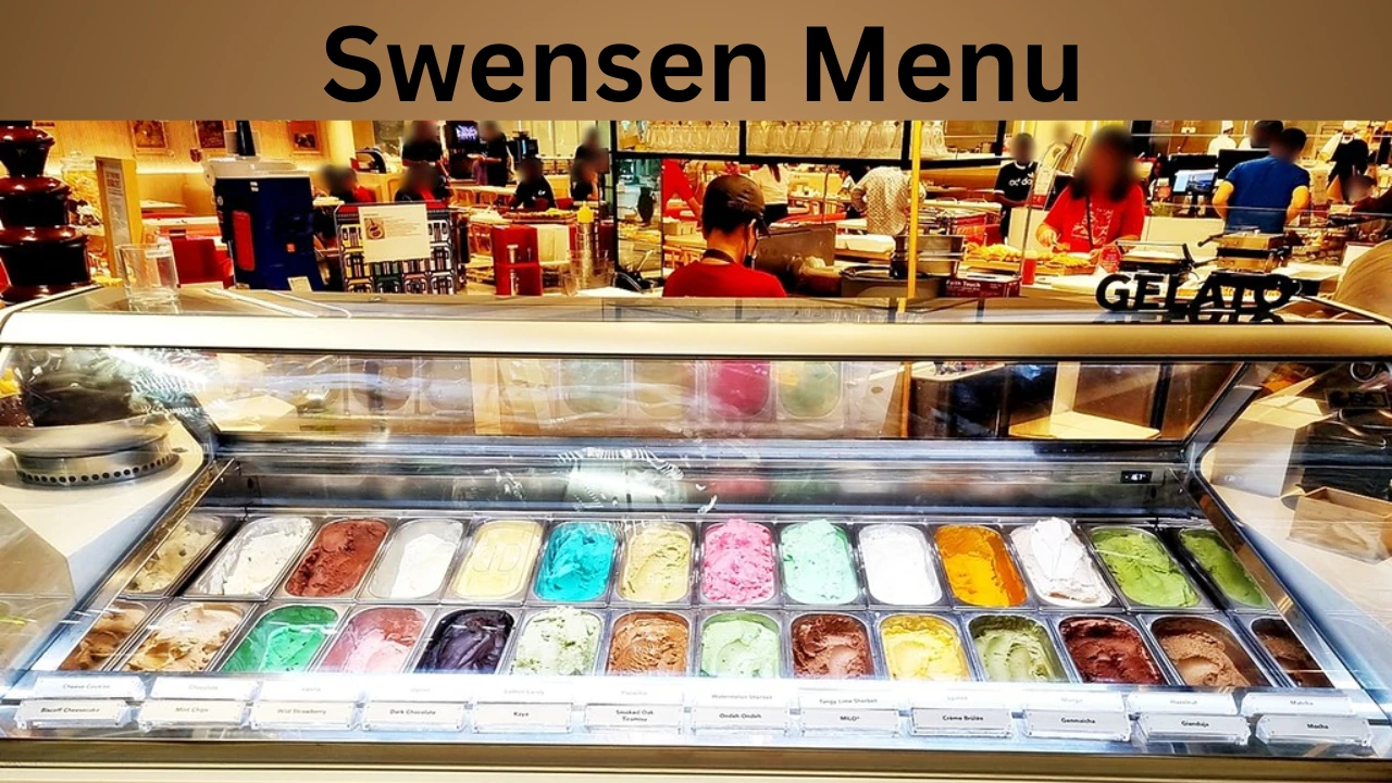 Swensen Menu