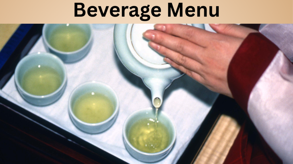 Beverage Menu