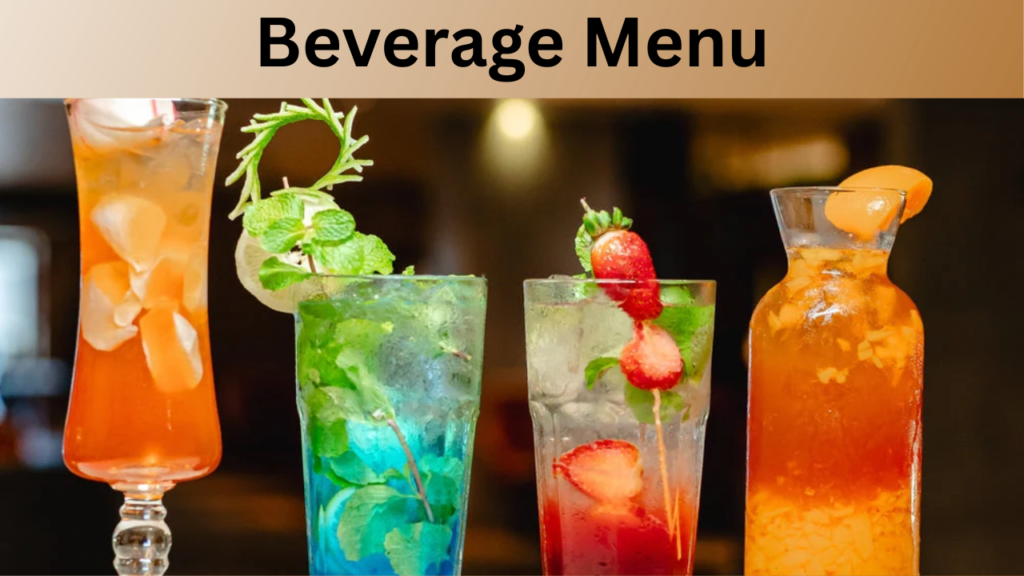 Beverage Menu