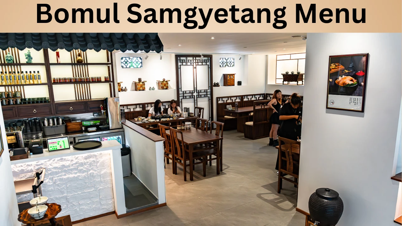 Bomul Samgyetang Menu