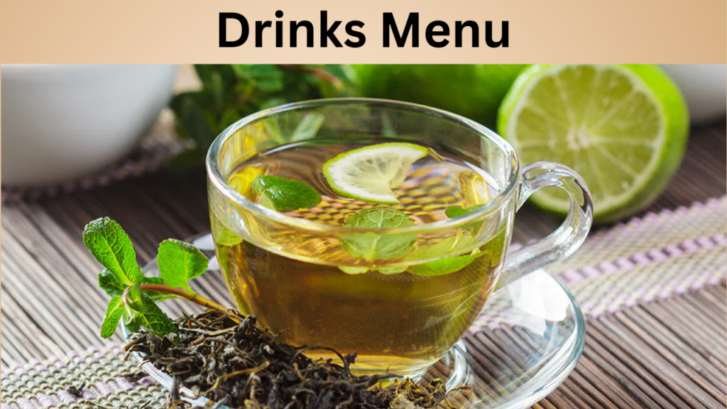 Drinks Menu