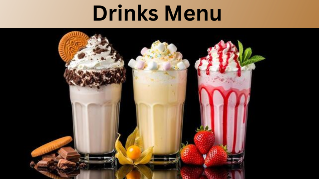 Drinks Menu