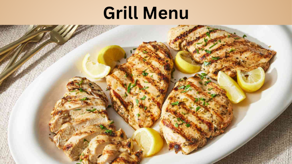 Grill Menu