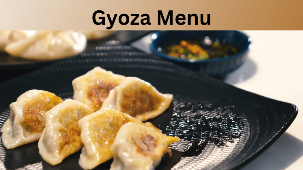 Gyoza Menu