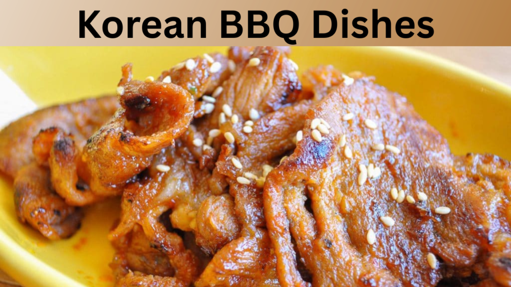 Korean BBQ Dishes