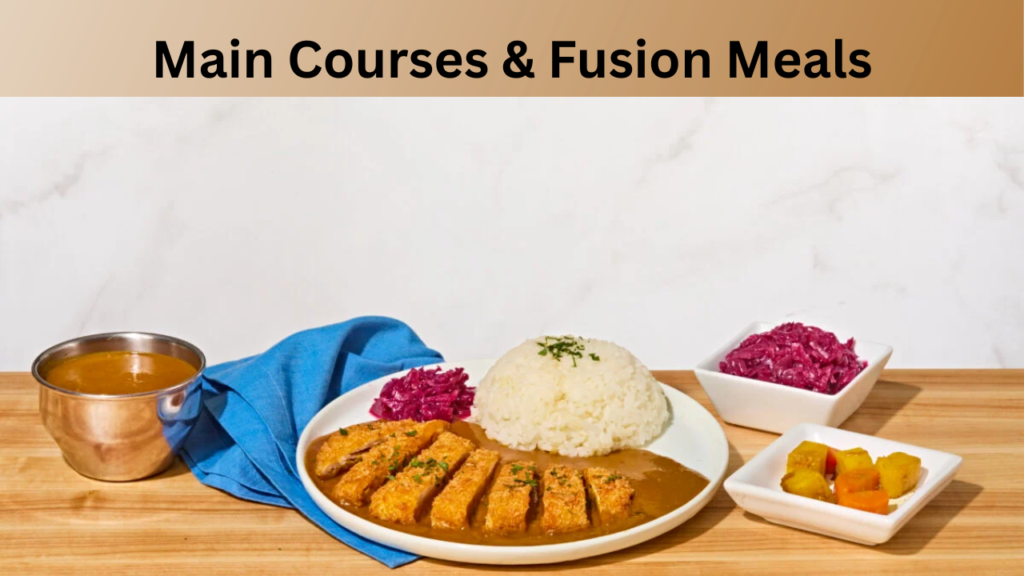 Main Courses & Fusion Meals