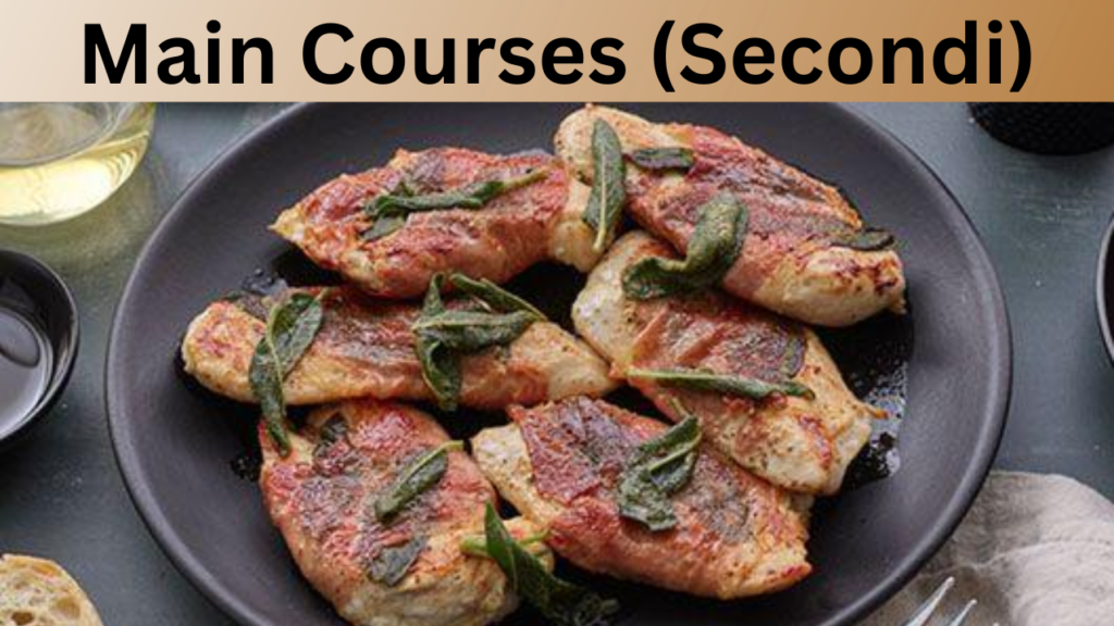 Main Courses (Secondi)