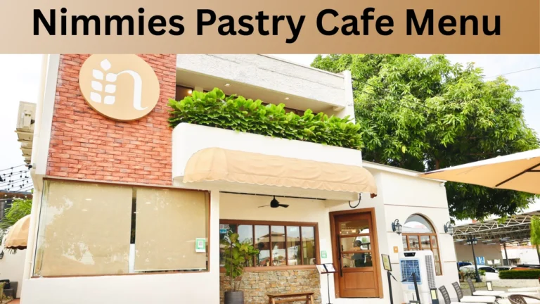 Nimmies Pastry Cafe Menu