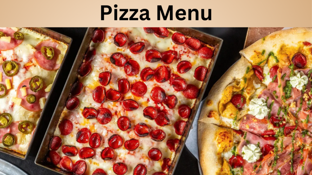 Pizza Menu