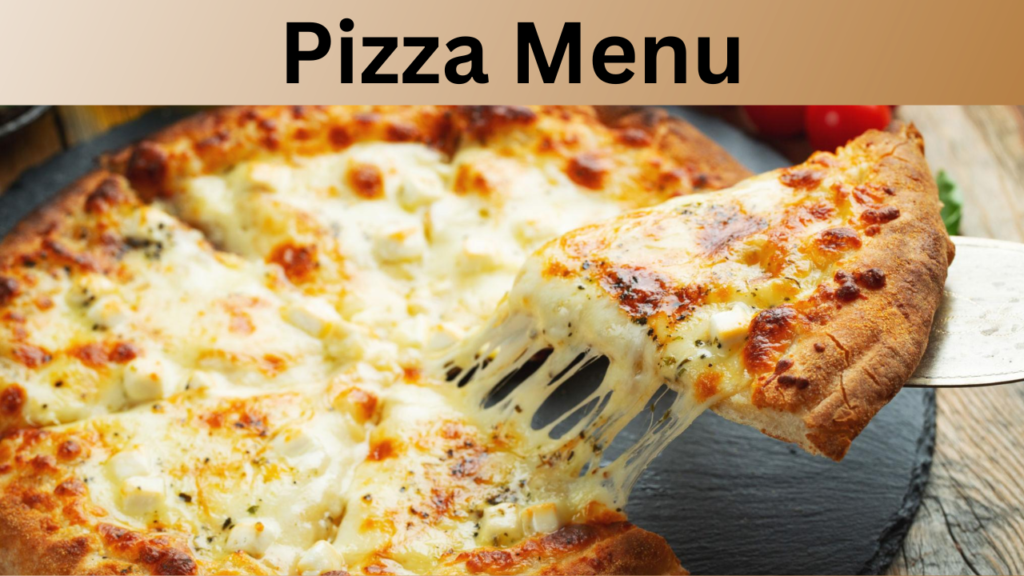 Pizza Menu