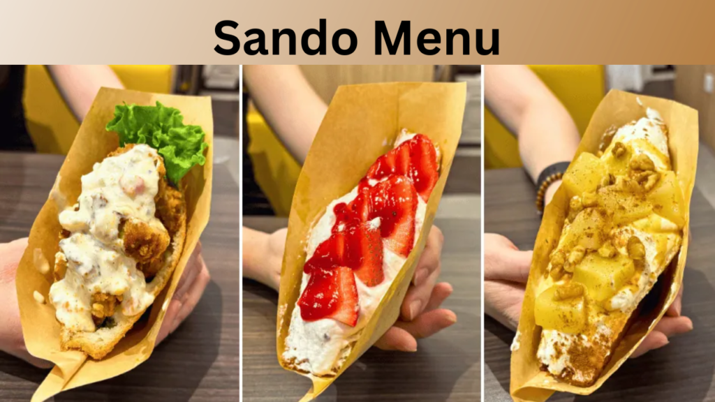 Sando Menu