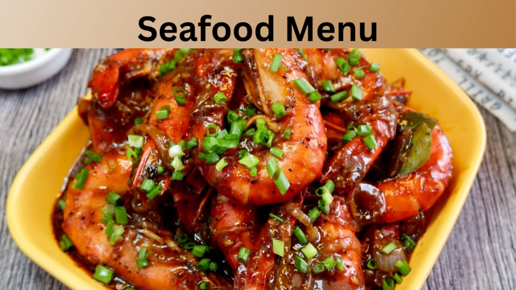 Seafood Menu