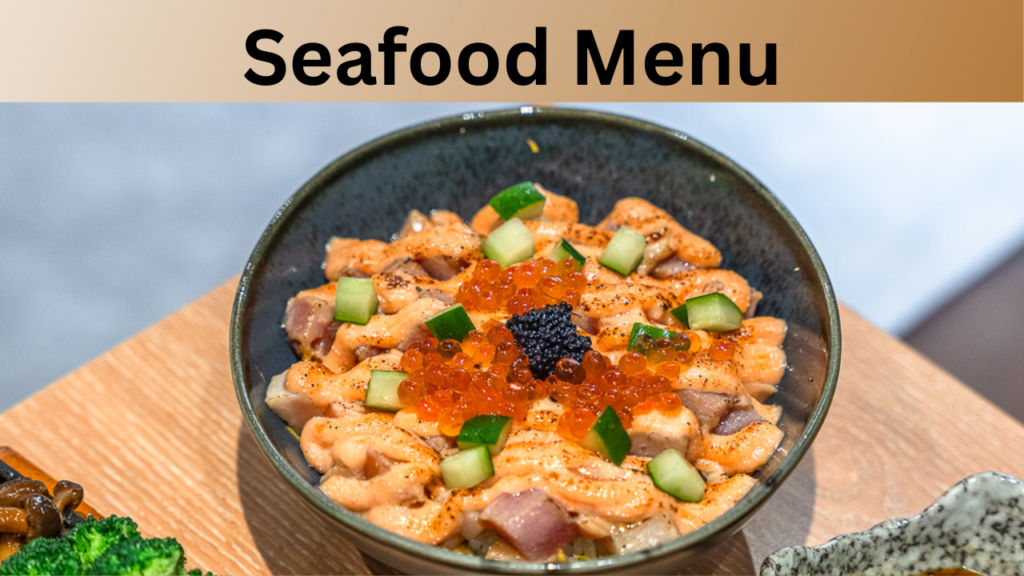 Seafood Menu