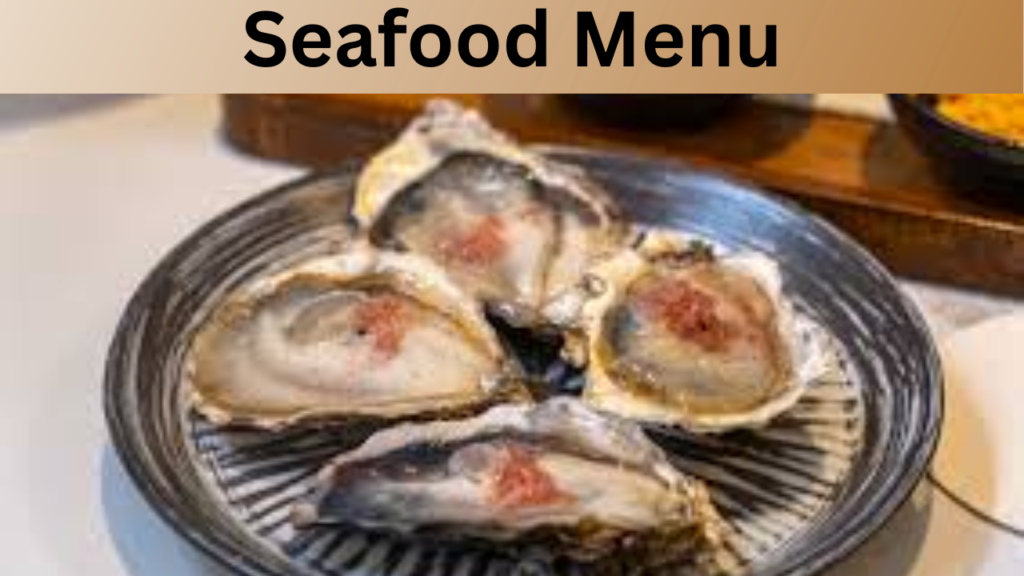 Seafood Menu