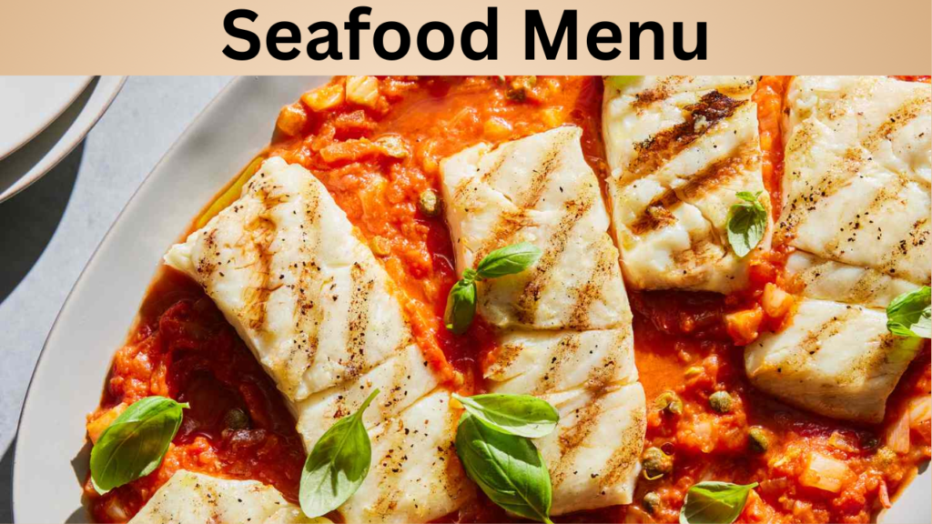 Seafood Menu