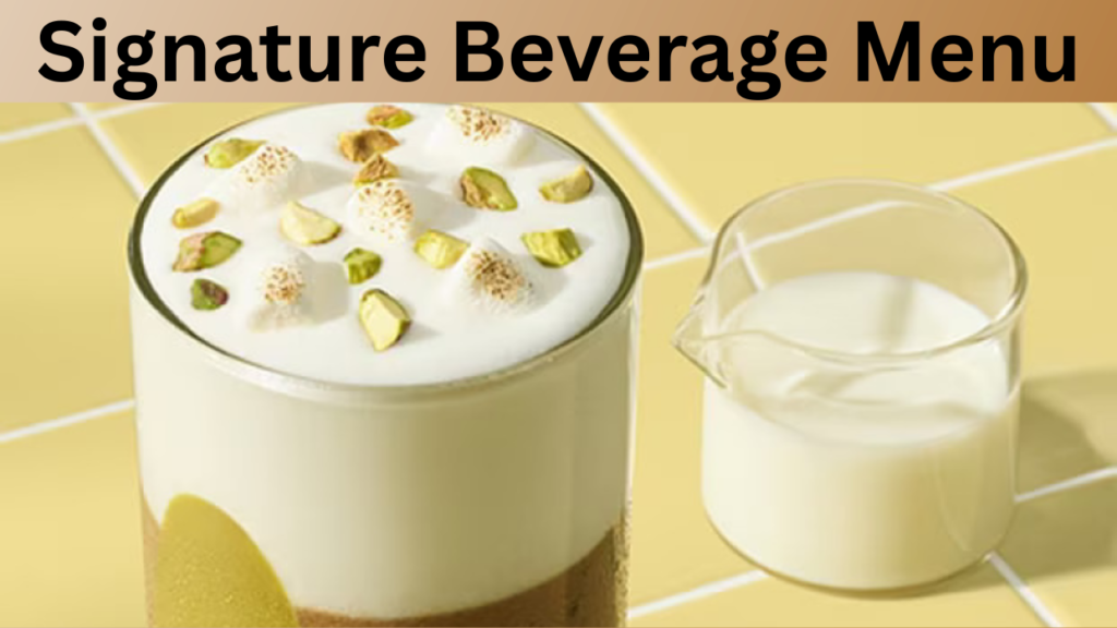Signature Beverage Menu