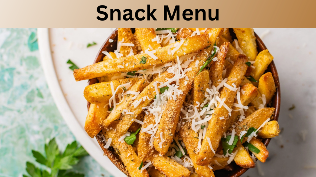 Snack Menu