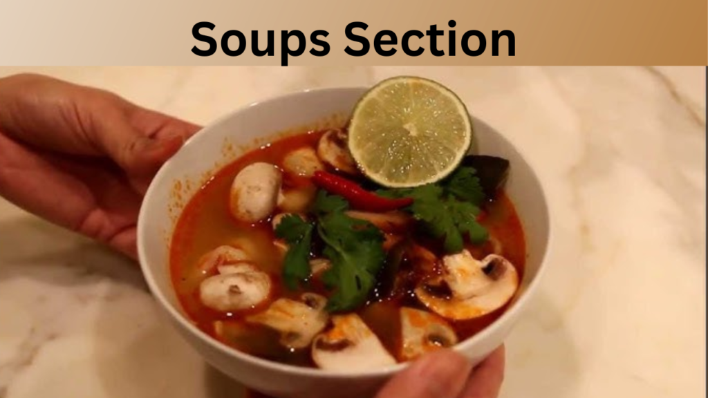 Soups Section