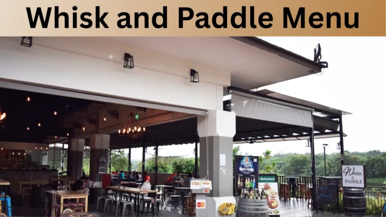 Whisk and Paddle Menu