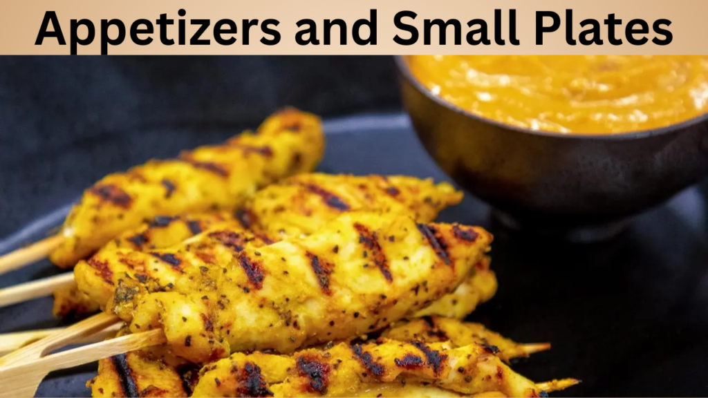 Appetizers and Small Plates
