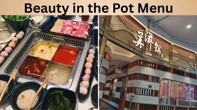 Beauty in the Pot Menu