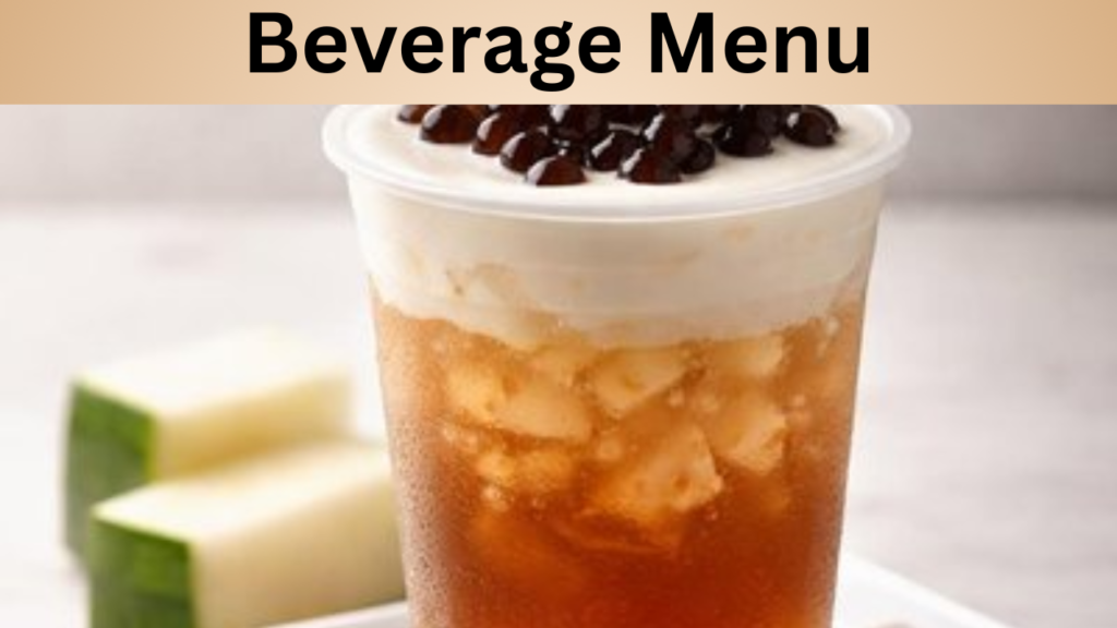 Beverage Menu