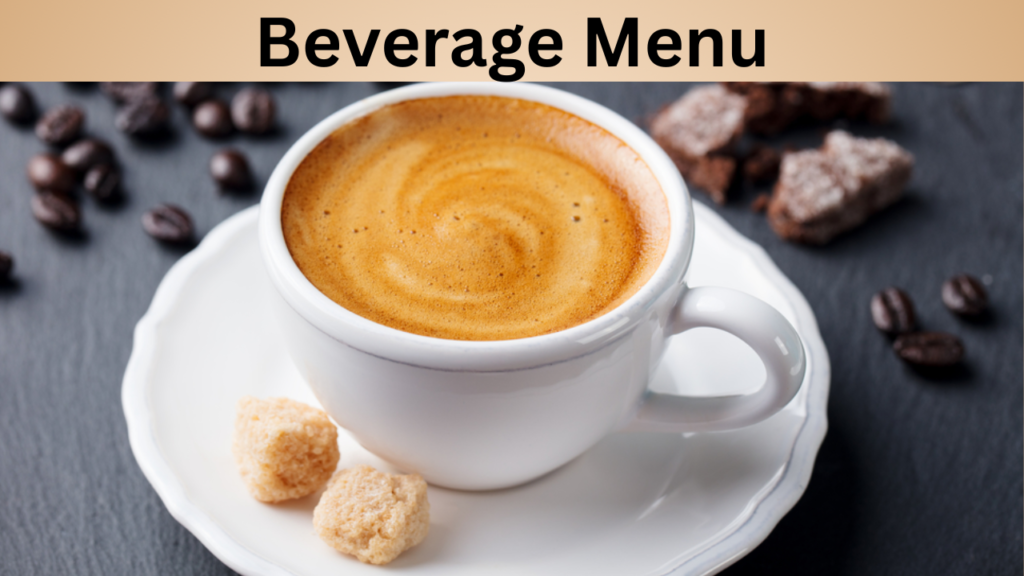 Beverage Menu