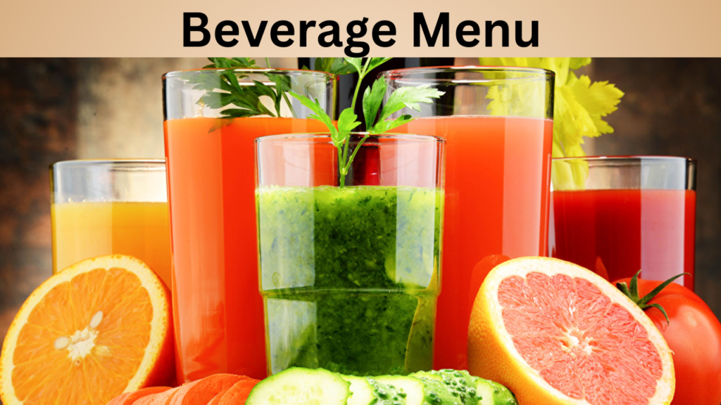 Beverage Menu