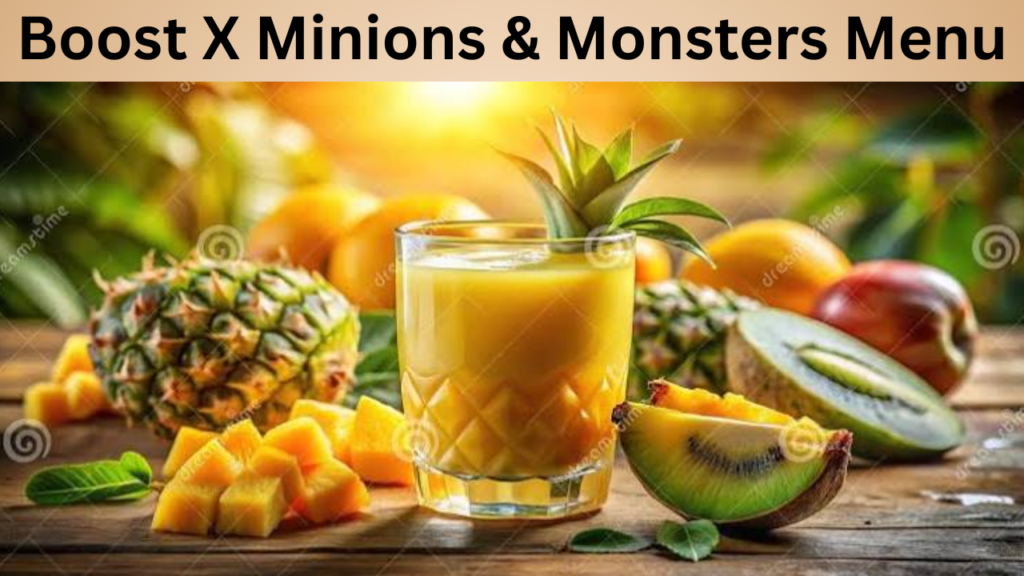 Boost X Minions & Monsters Menu