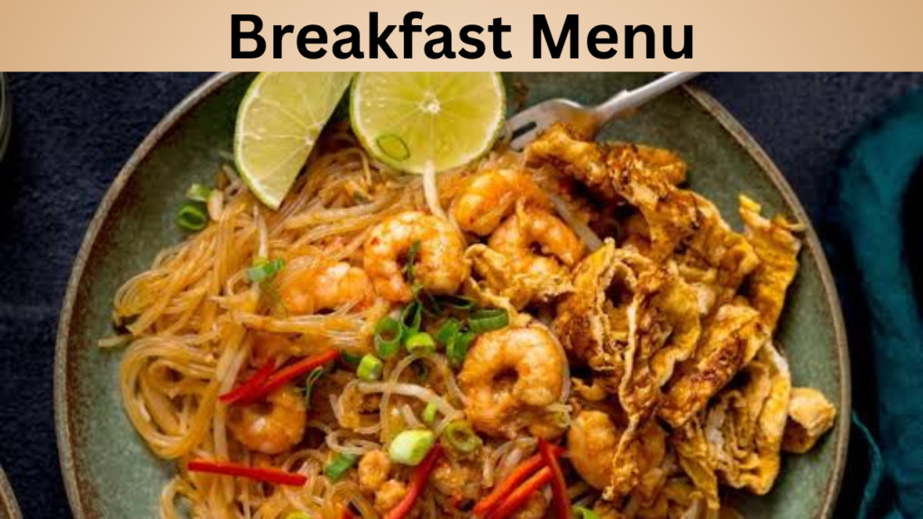 Breakfast Menu