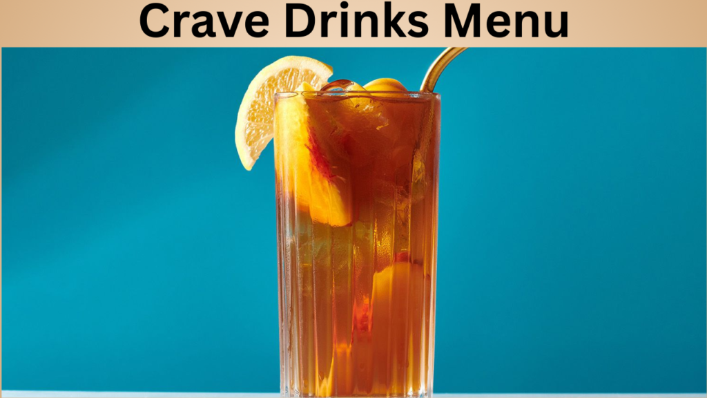 Crave Drinks Menu