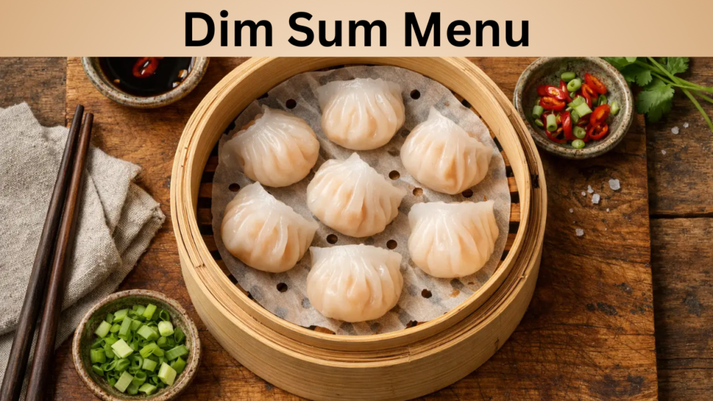 Dim Sum Menu