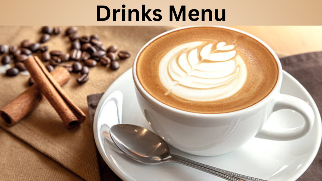 Drinks Menu